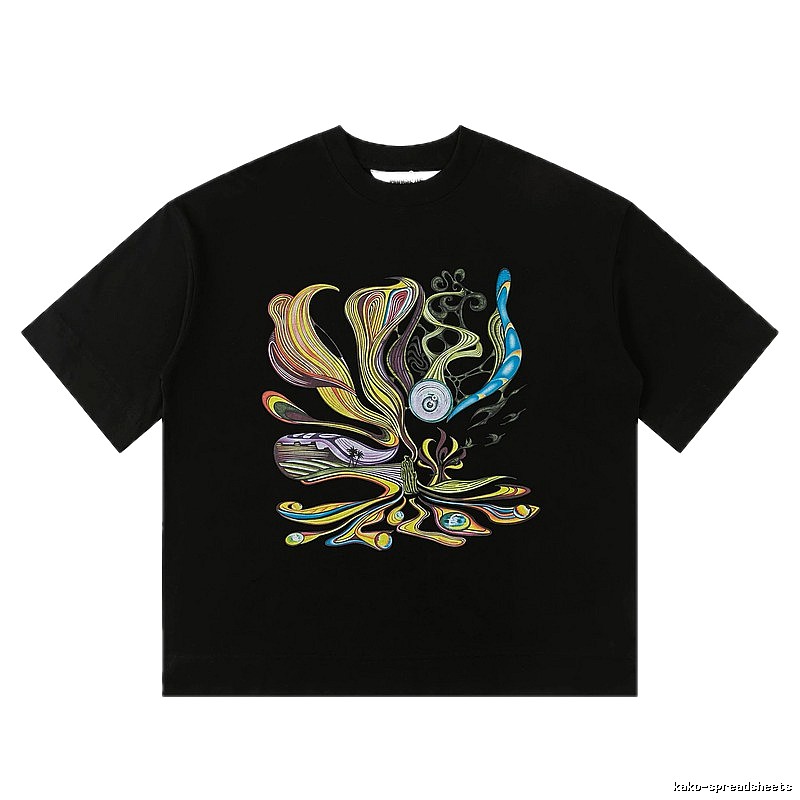 Abstract-style Black T-shirt of House of Errors
