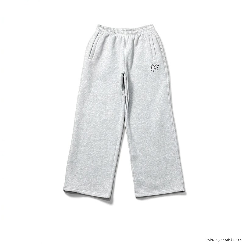 ADWYSD minimalist style gray sweatpants