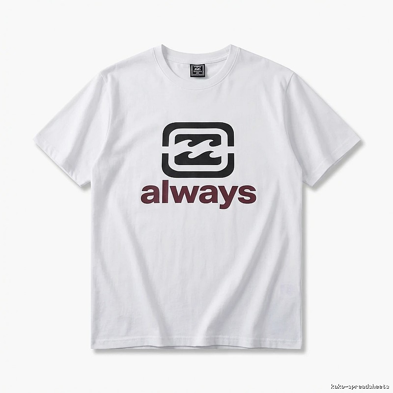 ADWYSD minimalist style white T-shirt