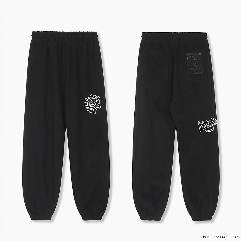 ADWYSD Printed Trendy Black Pants