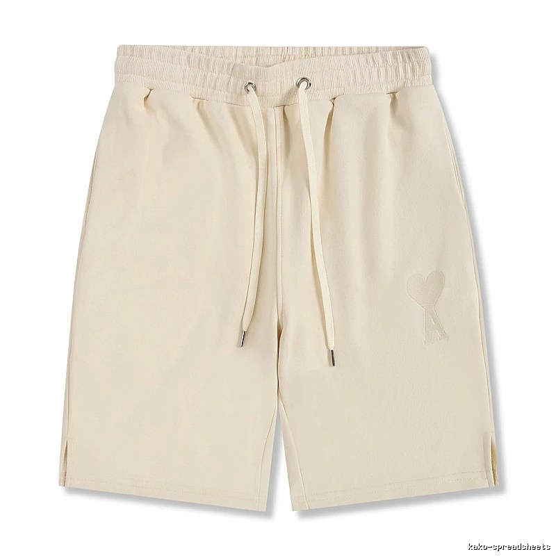 AMI casual style off-white shorts