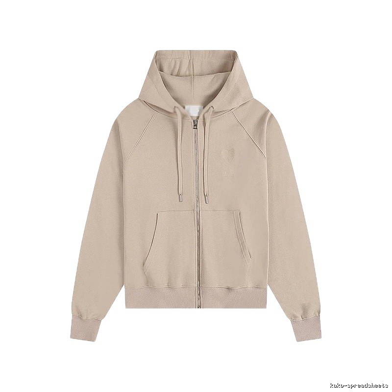 AMI Extremely Complex Style Beige Hoodie