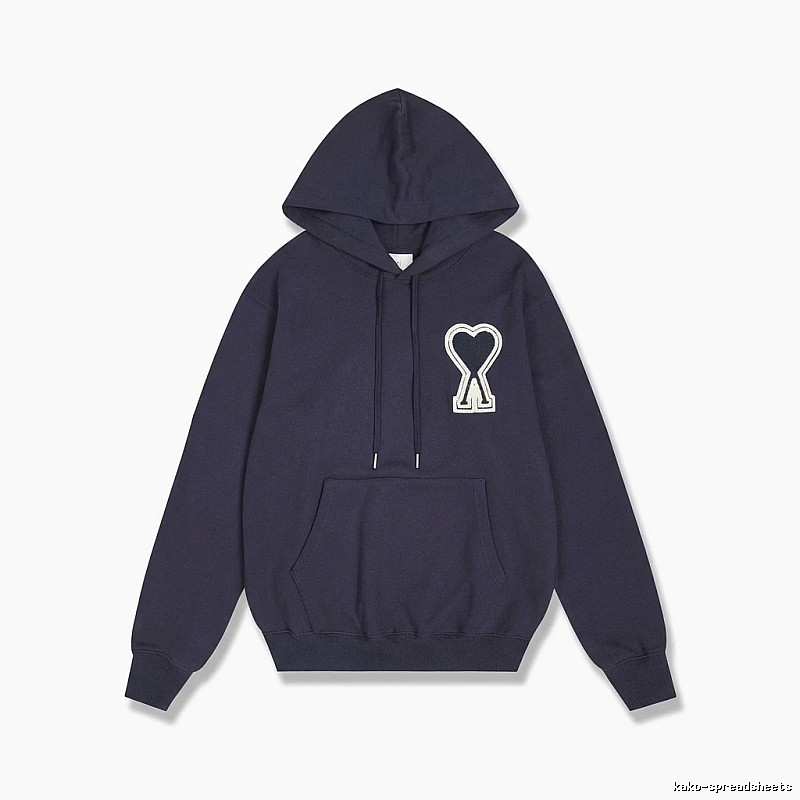 AMI Heart Pattern Hoodie