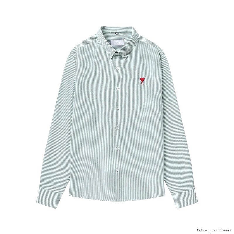 AMI Heart - Shaped Stripe Shirt