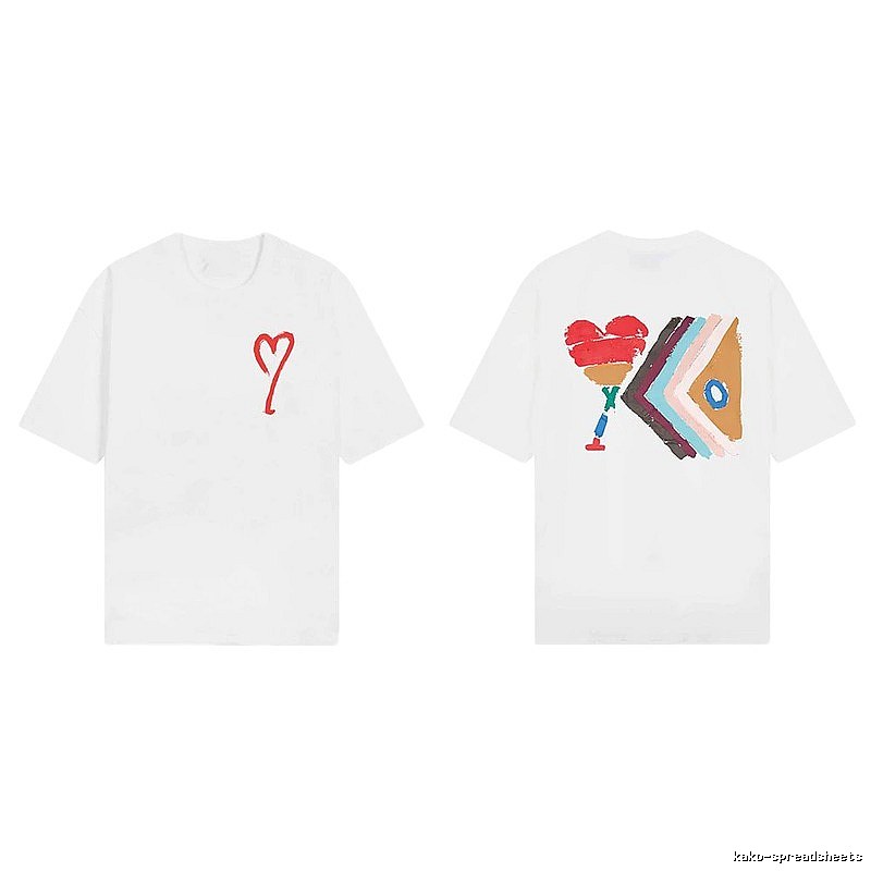 AMI Love Graffiti Style T-shirt