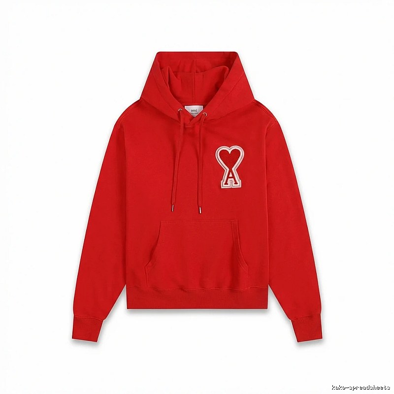 AMI Love Series Red Hoodie