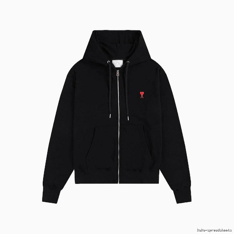 AMI Love Trend Brand Black Hoodie