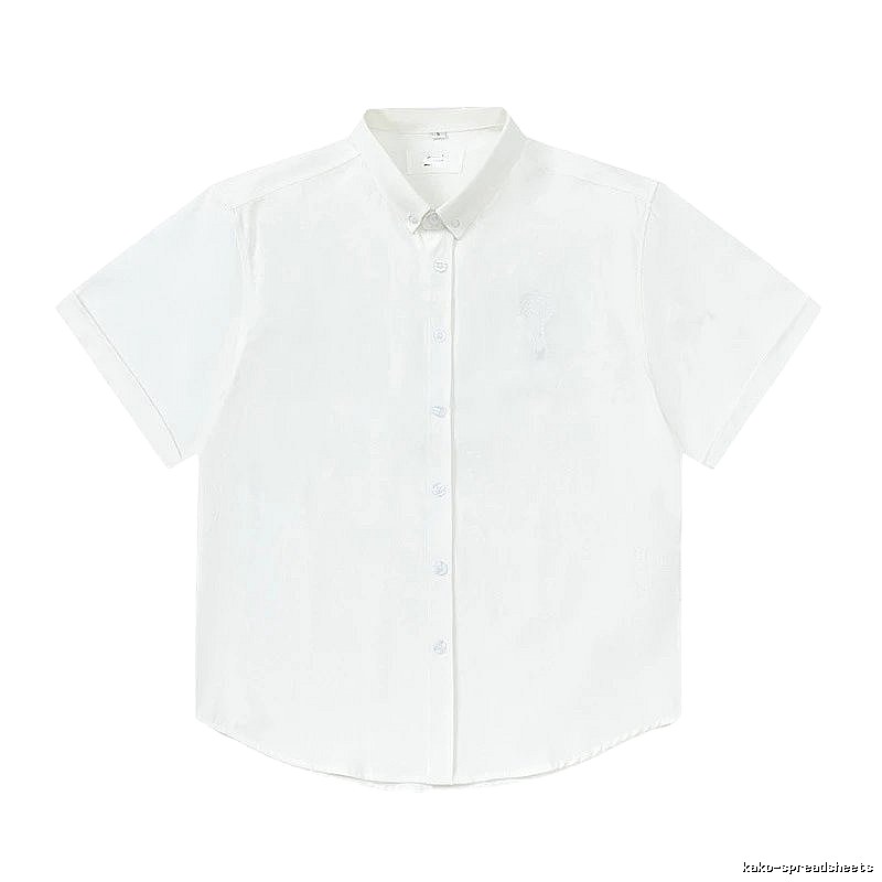 AMI Minimalist Style White Shirt