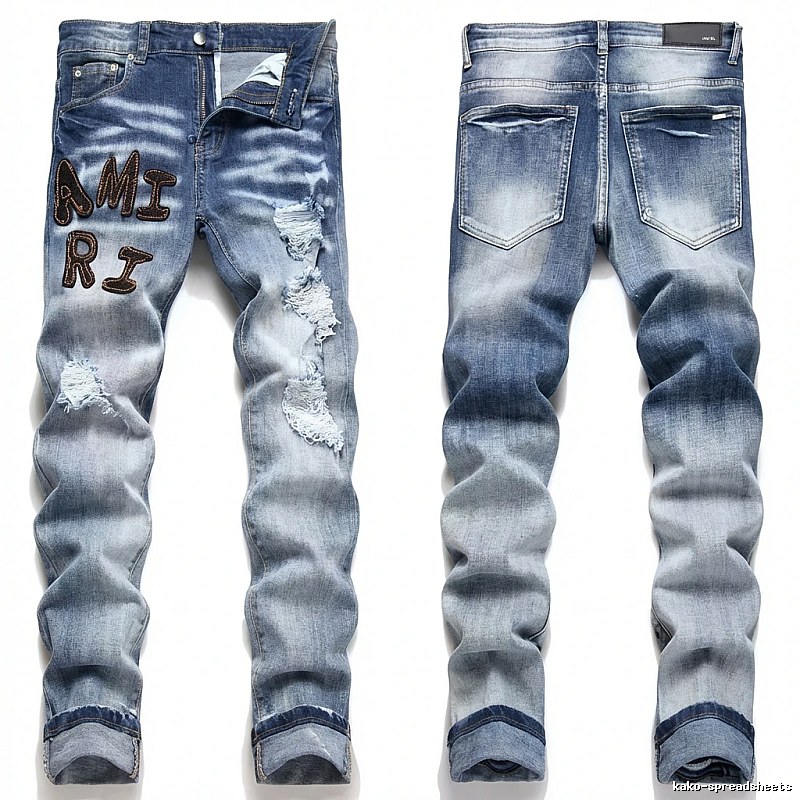 AMIRI Gradient Ripped Jeans