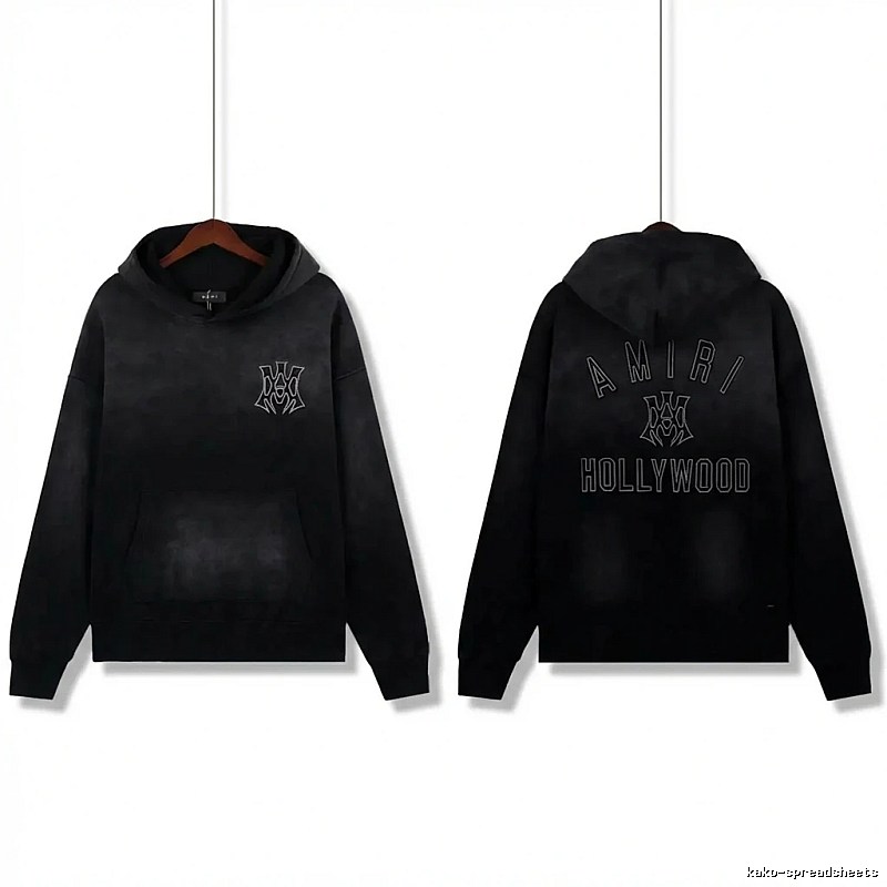 AMIRI Hollywood Collection Dark Style Hoodie