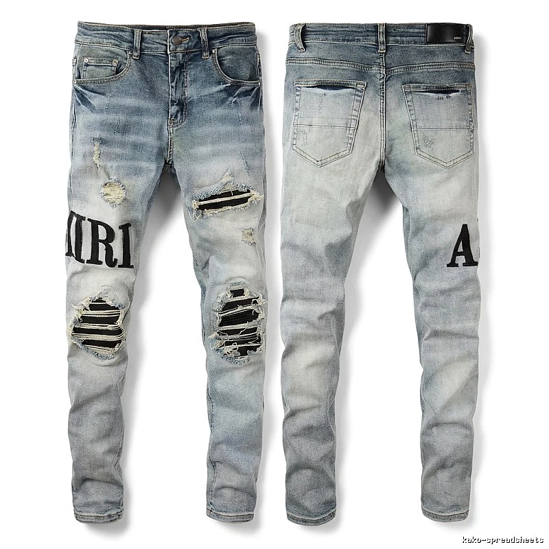 AMIRI light blue ripped jeans