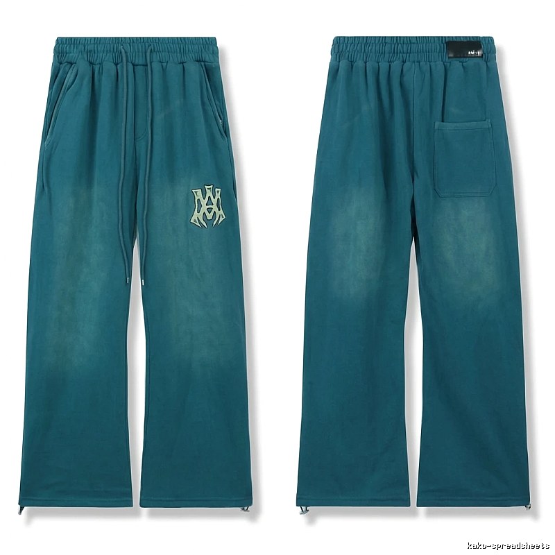 AMIRI retro-style dark green trousers