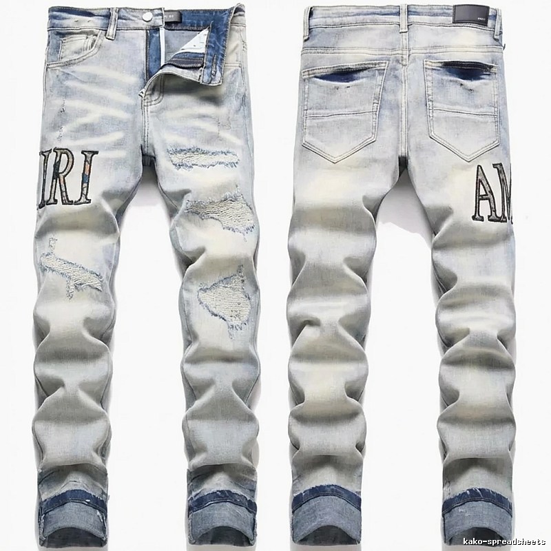 AMIRI Ripped Trendy Brand Jeans