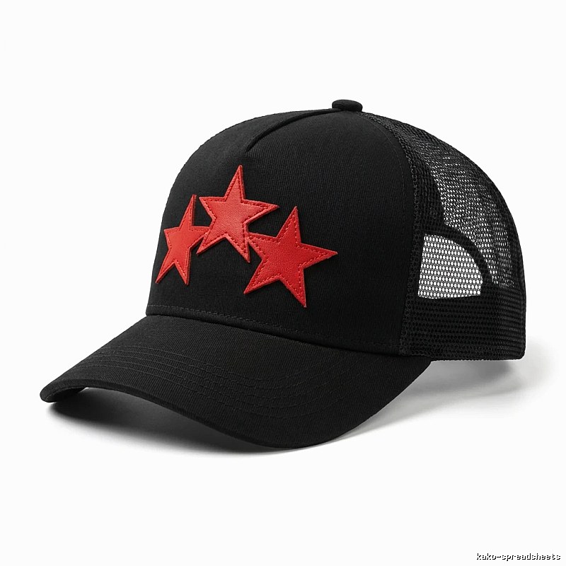 AMIRI Star Retro Black Hat