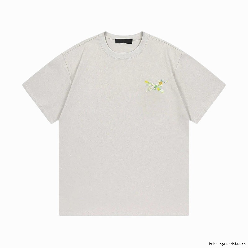 Arc'teryx Casual Light Grey Floral Short-sleeve T-shirt