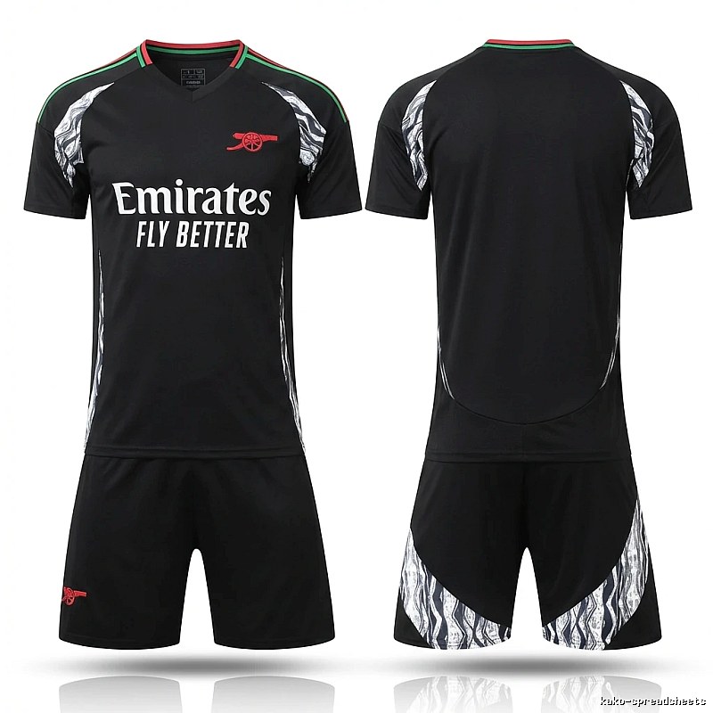 Arsenal retro-style black jersey