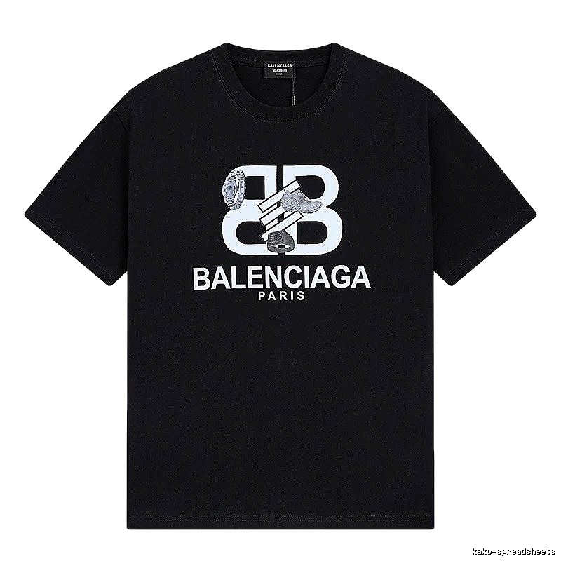 Balenciaga BB Print Short-sleeve Shirt