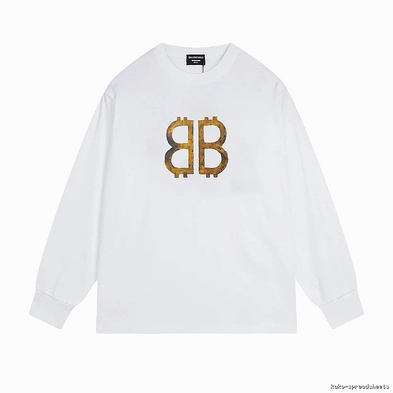 Balenciaga BB Print White T-shirt