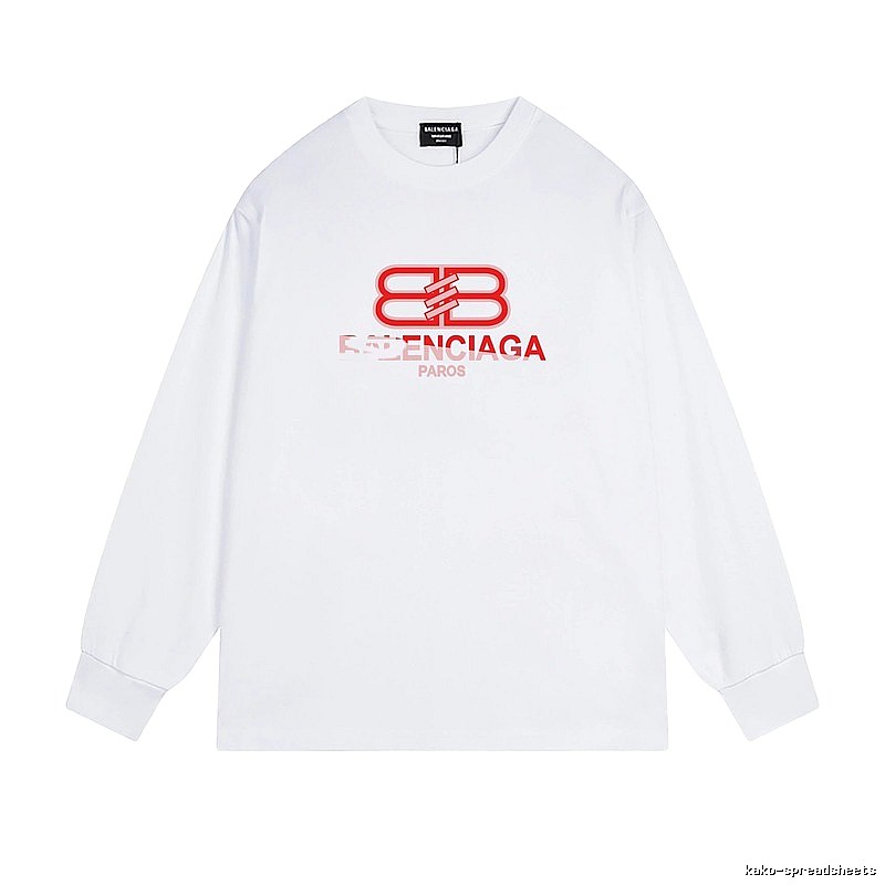 Balenciaga BB Print White T-shirt