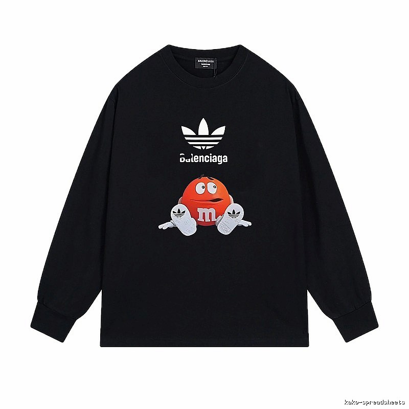 Balenciaga Co-branded Trendy T-shirt