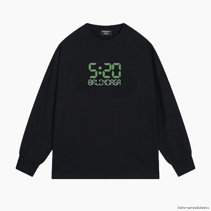 Balenciaga digital style black sweatshirt
