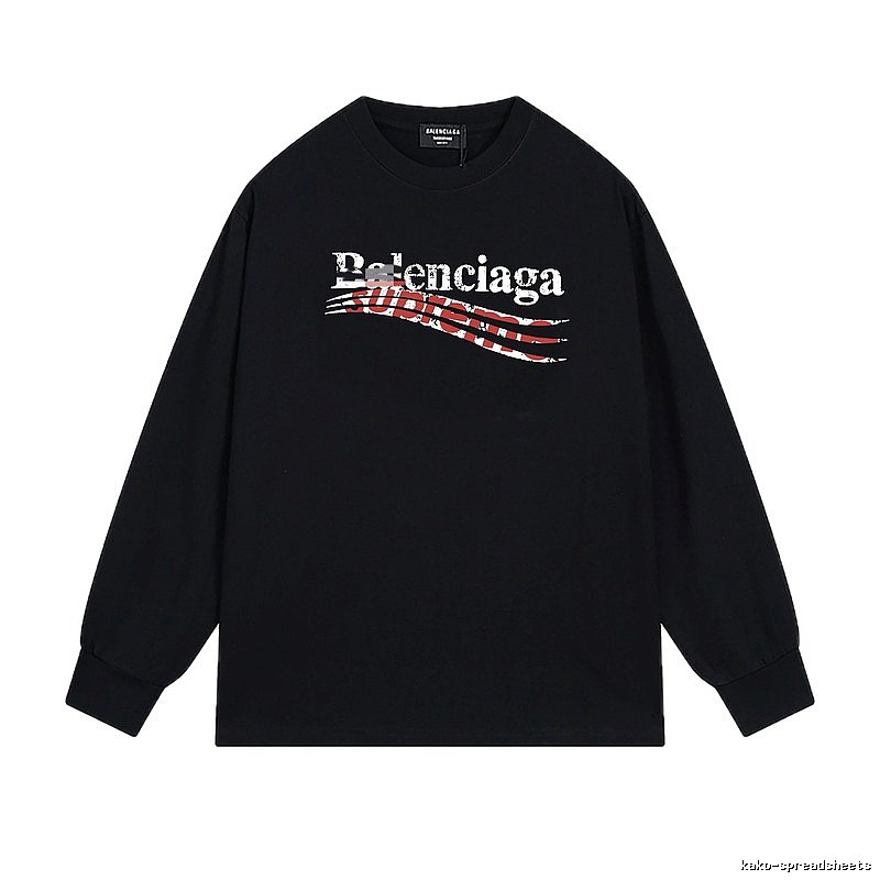 Balenciaga graffiti-style black T-shirt