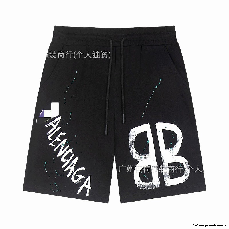 Balenciaga graffiti-style shorts