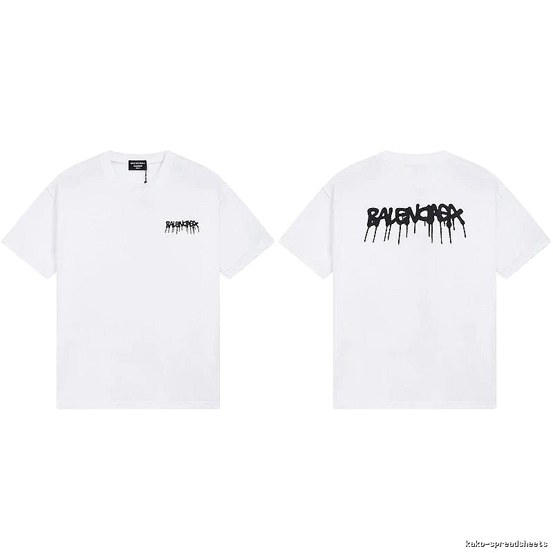 Balenciaga Graffiti Style White T-shirt