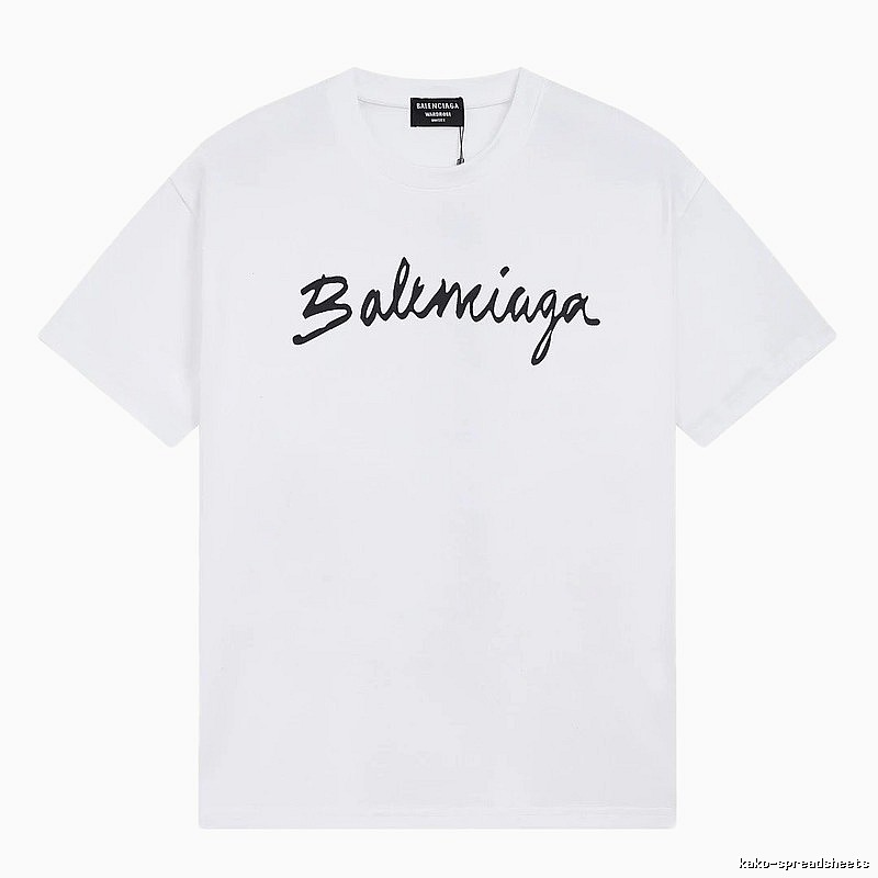 Balenciaga letter simple white T-shirt