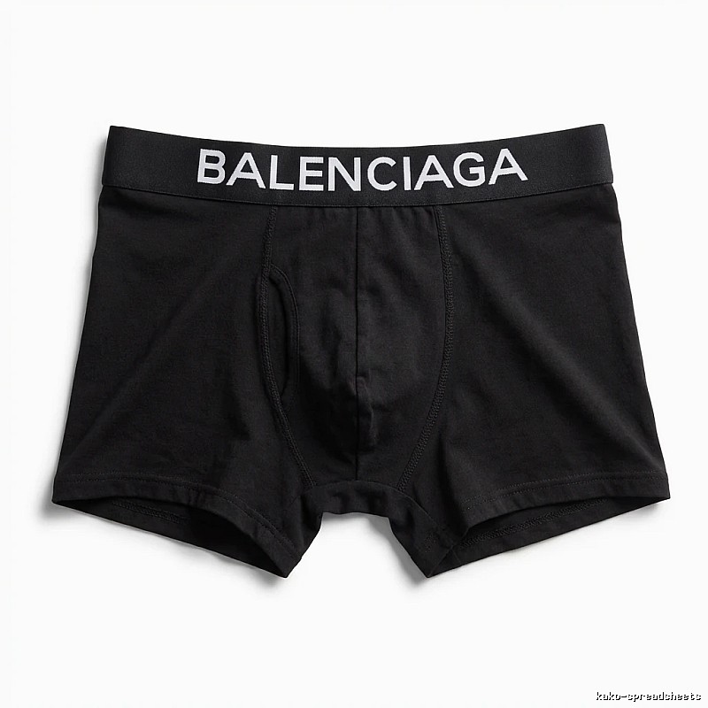 Balenciaga minimalist style black underwear