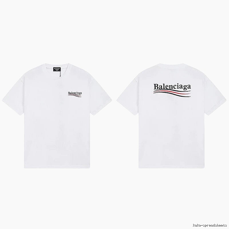 Balenciaga minimalist style white T-shirt