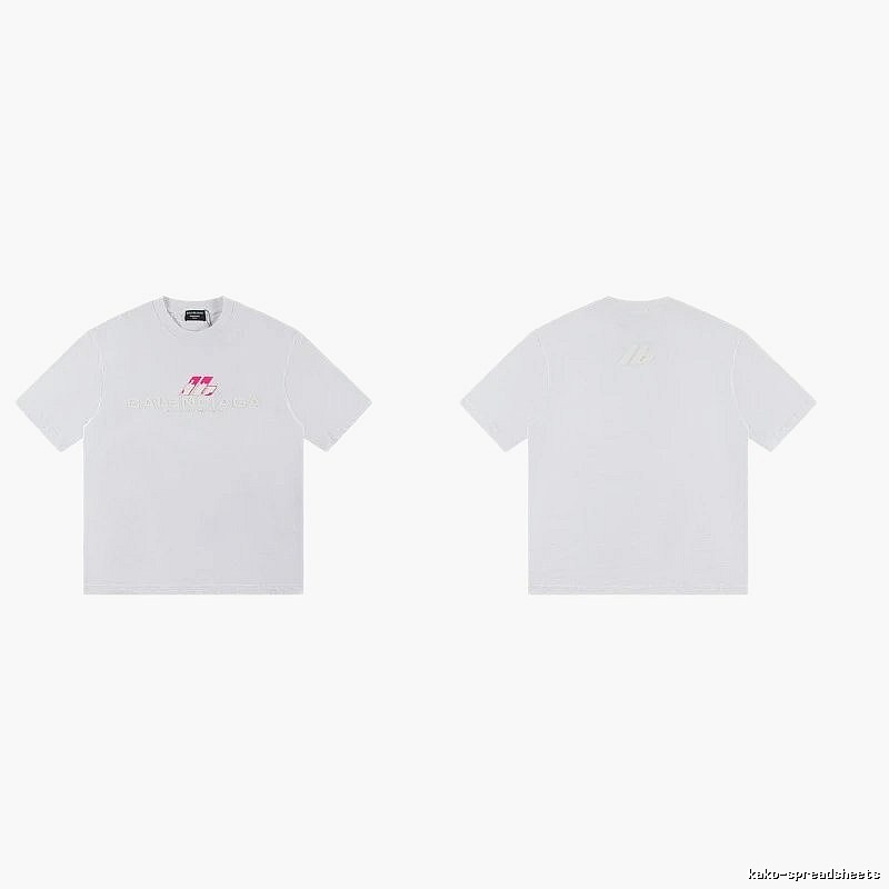 Balenciaga Printed Streetwear-style White T-Shirt