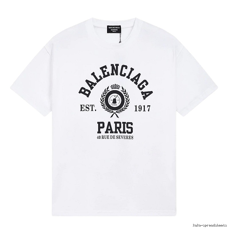 Balenciaga retro style white T-shirt