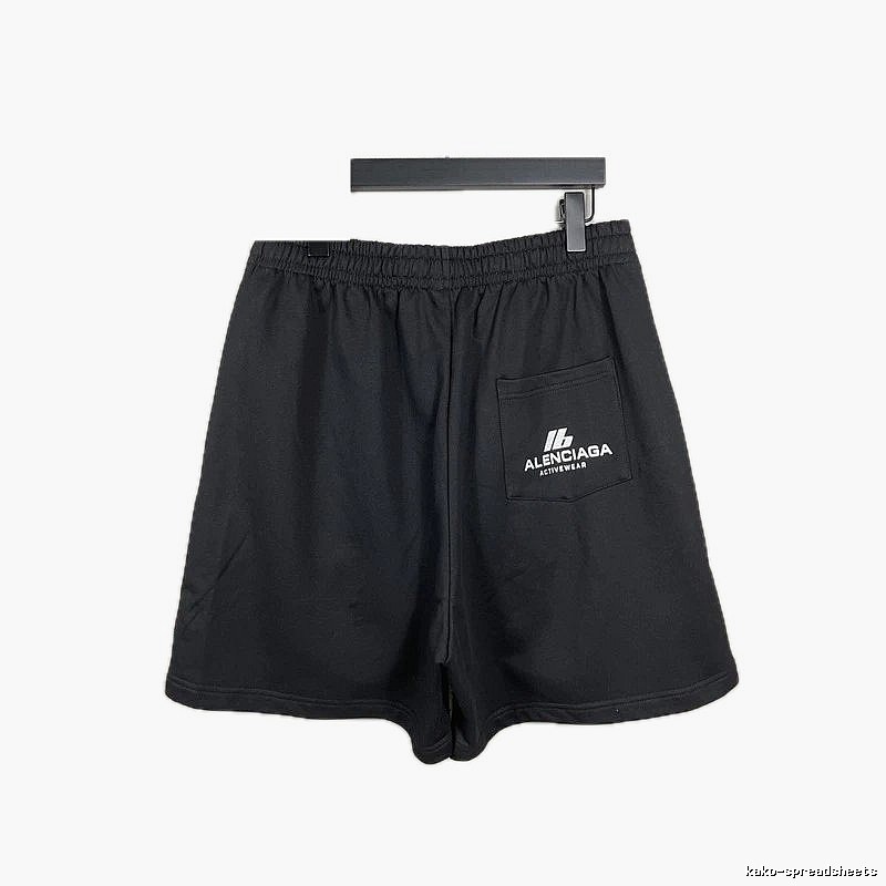 Balenciaga sporty black shorts