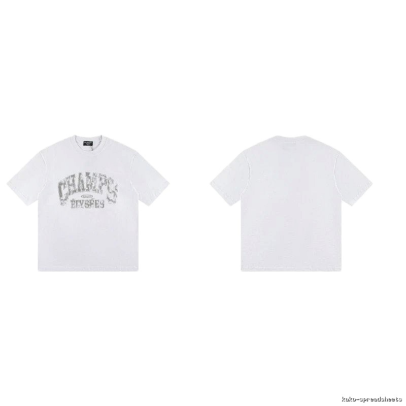 Balenciaga Vintage Distressed Lettering White T-Shirt