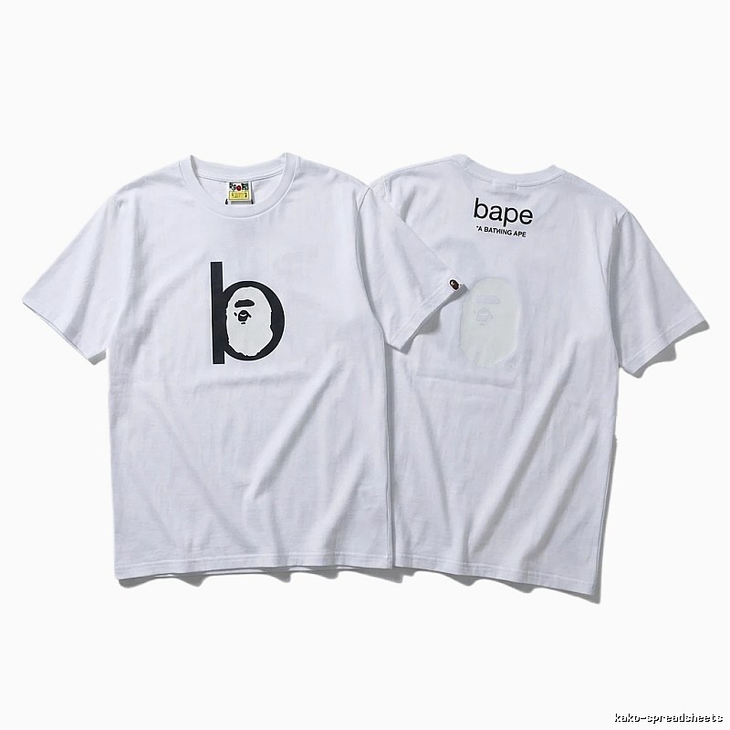 Bape Ape Head Simple White T-shirt