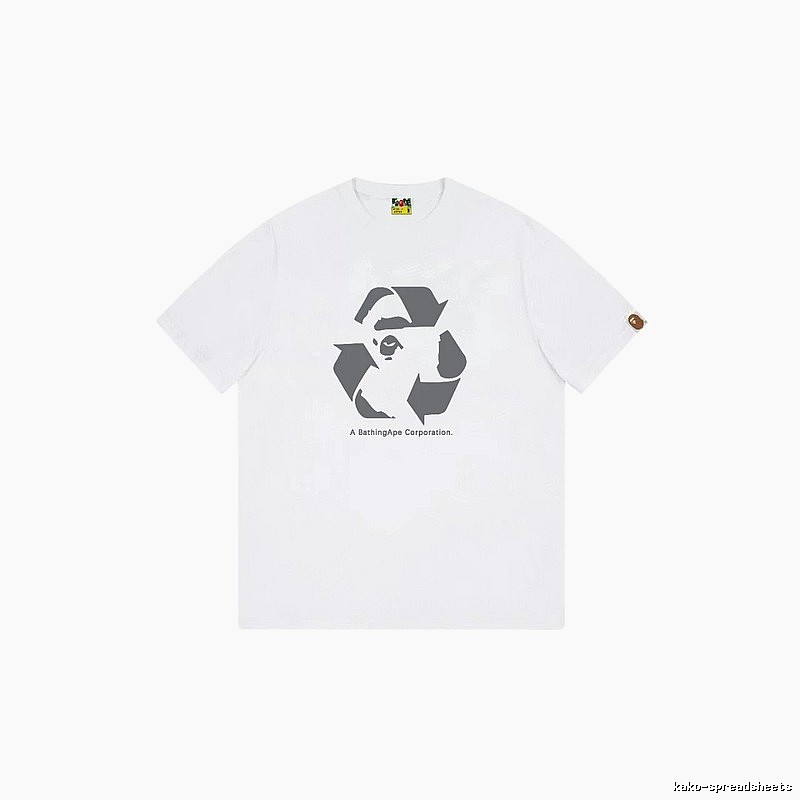 Bape Recycling Collection White T-shirt