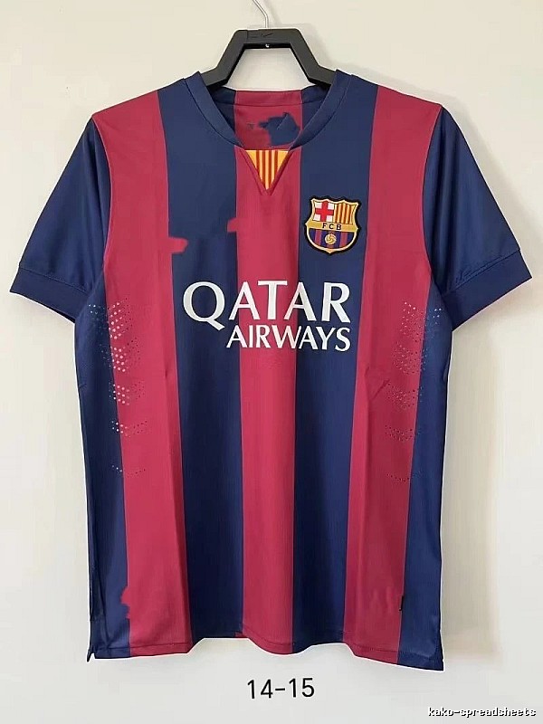 Barcelona Gift Ready Retro soccer jersey Blue Red Barcelona with Standout Detail