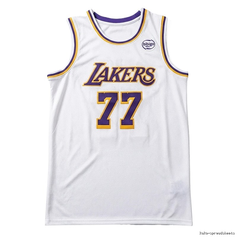 Bibigo Doncic-style white jersey