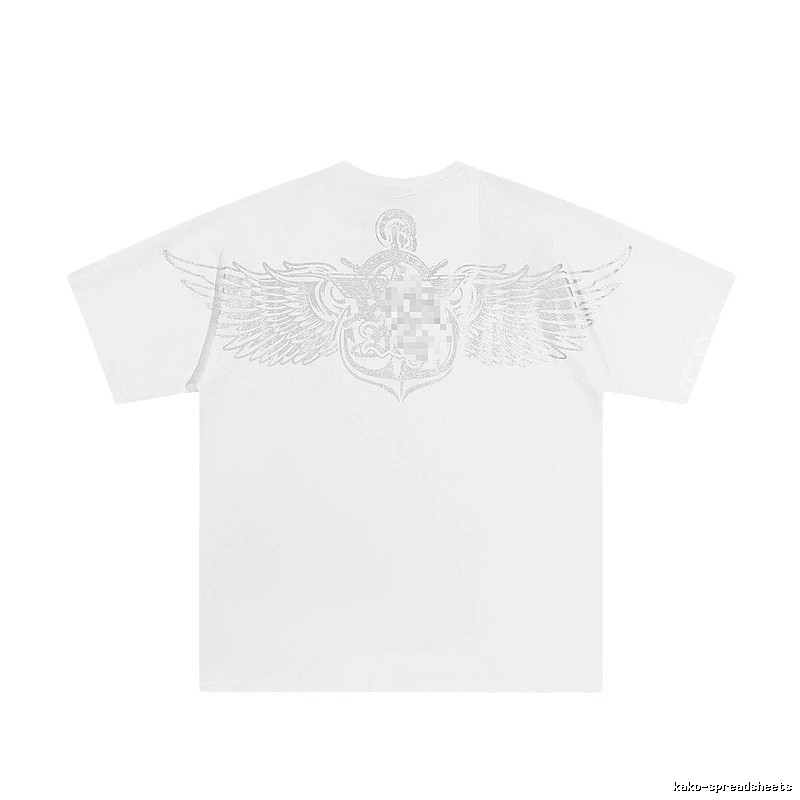 BOY Wing Print Street Style White T-Shirt