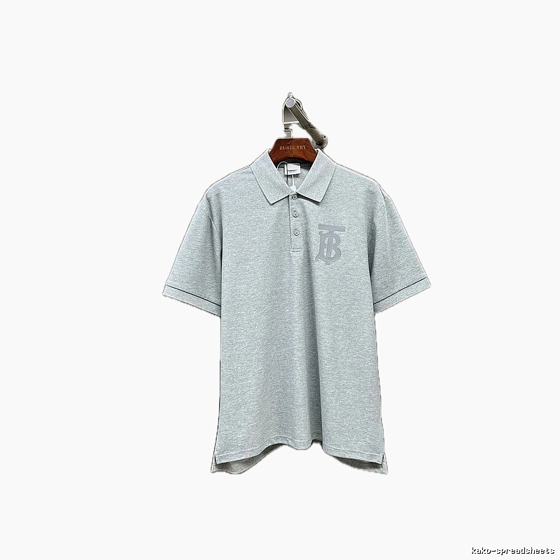Burberry classic grey polo shirt
