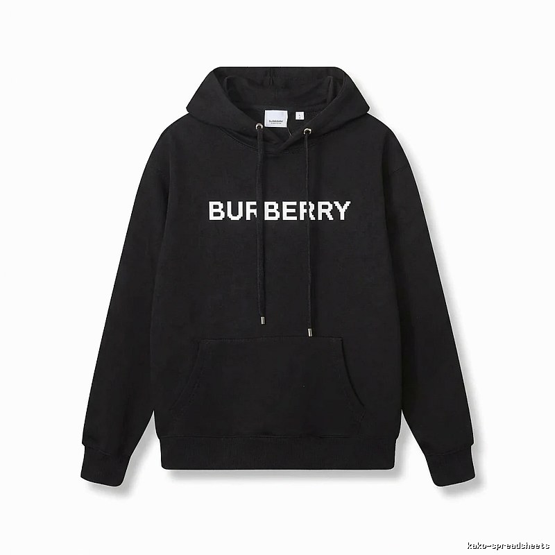 Burberry pixel-style black sweatshirt