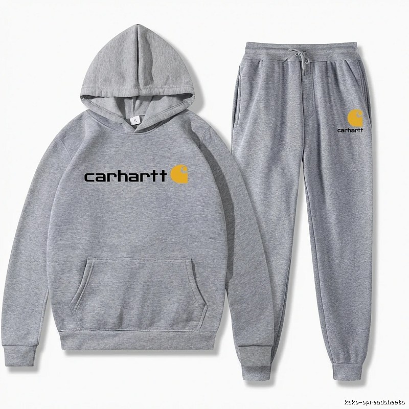 Carhartt classic grey sweatshirt set