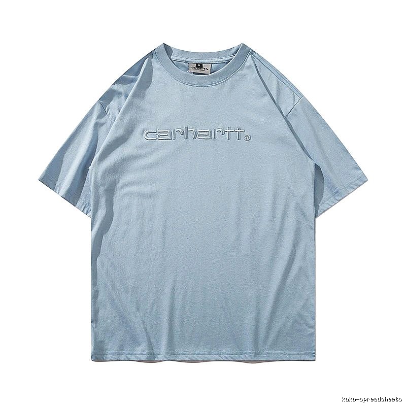 Carhartt Classic Logo T-shirt Light Blue Subtle for Daily Styling