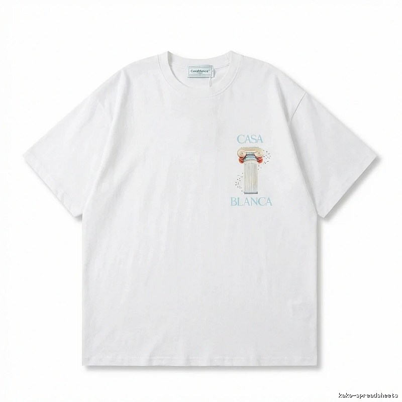 Casablanca Greek column style white T-shirt