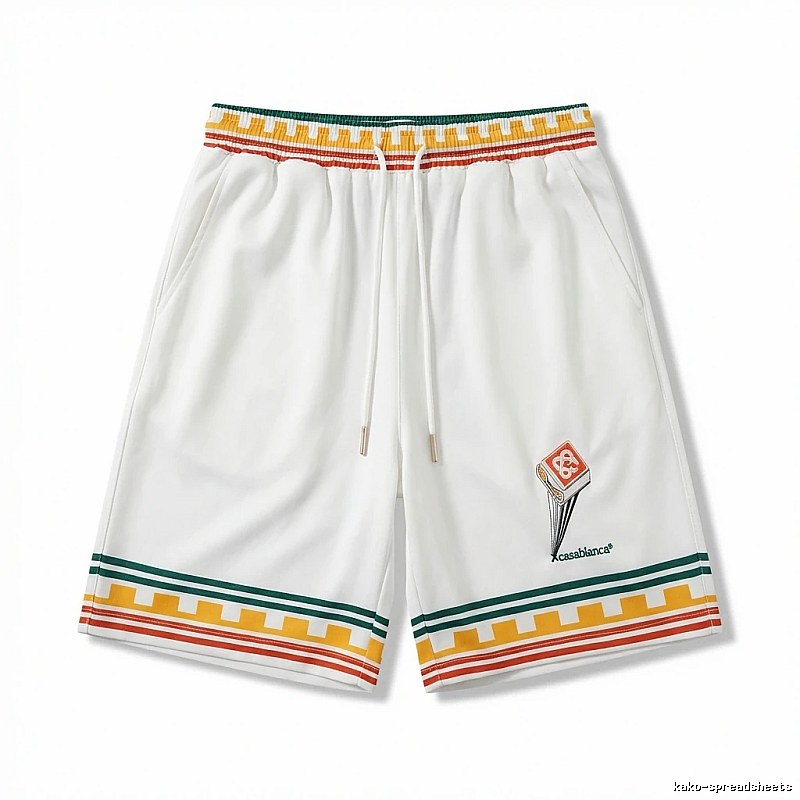 Casablanca retro style white shorts