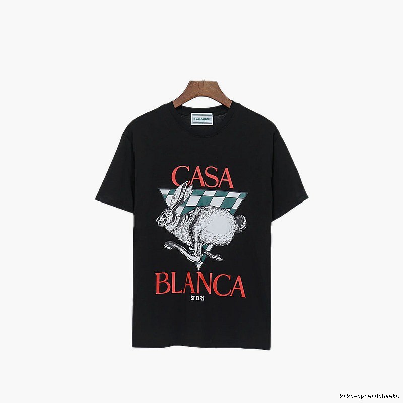 Casablanca sporty black T-shirt