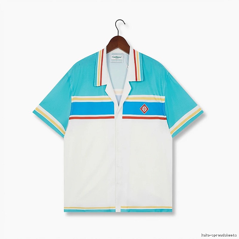 Casablanca striped retro-style shirt