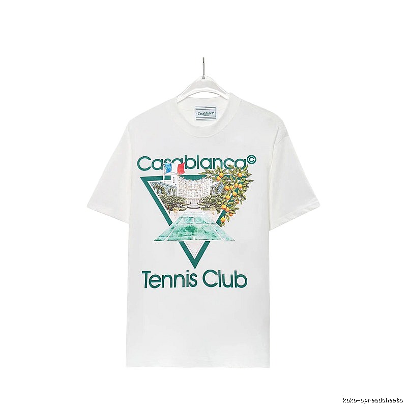 Casablanca Tennis Club White T-shirt