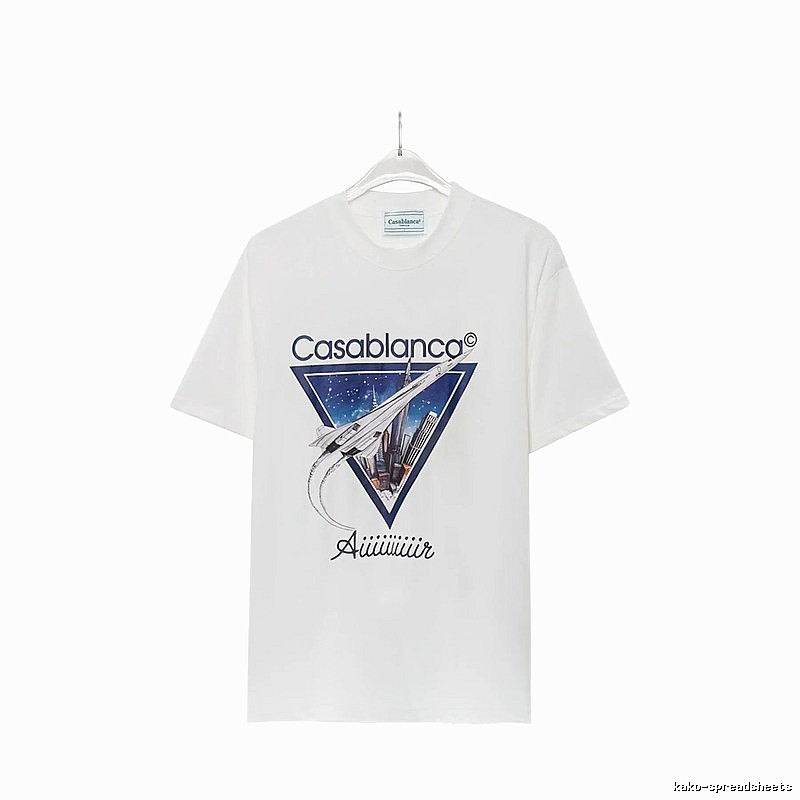 Casablanca Universe Wind White T-shirt